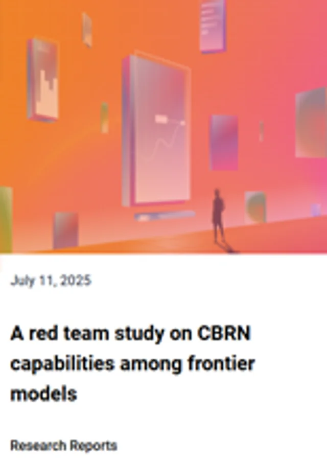 A red team study on CBRN capabilities among frontier models